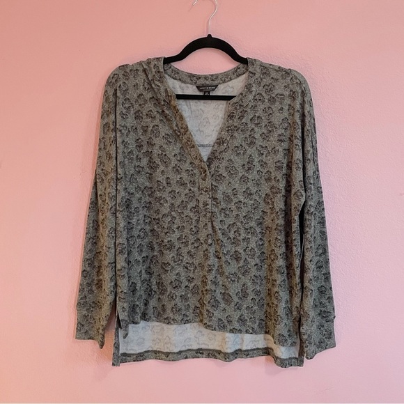 Lucky Brand Tops - NWT Lucky Brand cheetah print blouse long sleeve shirt soft
